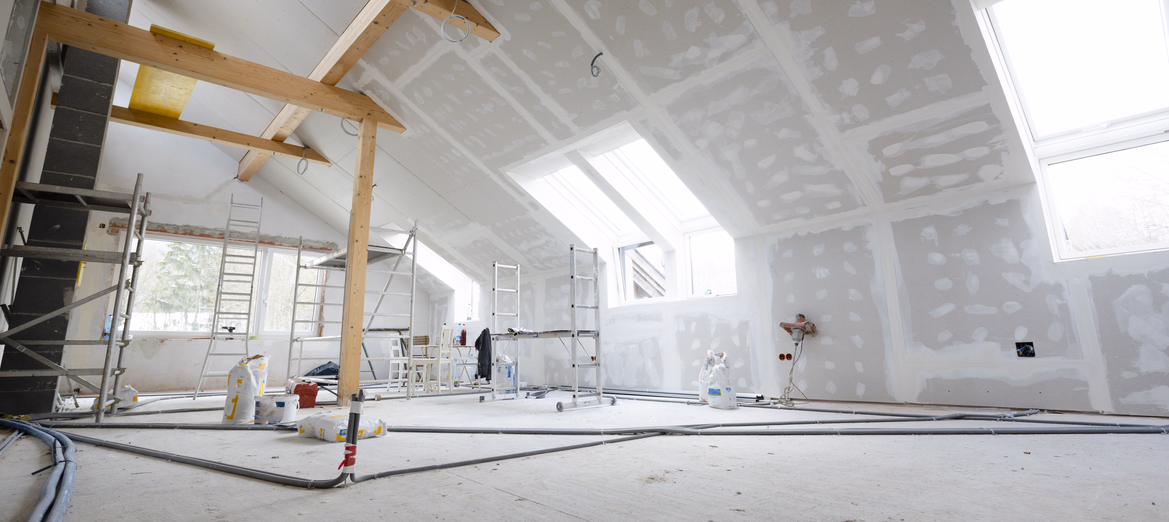Modern construction project